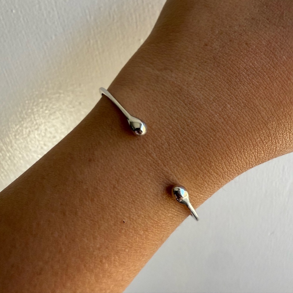 Sterling Silver Open Cuff